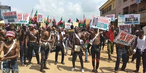 SEE Names & Age of 30 IPOB Members Paraded by Police After Anambra Clash 