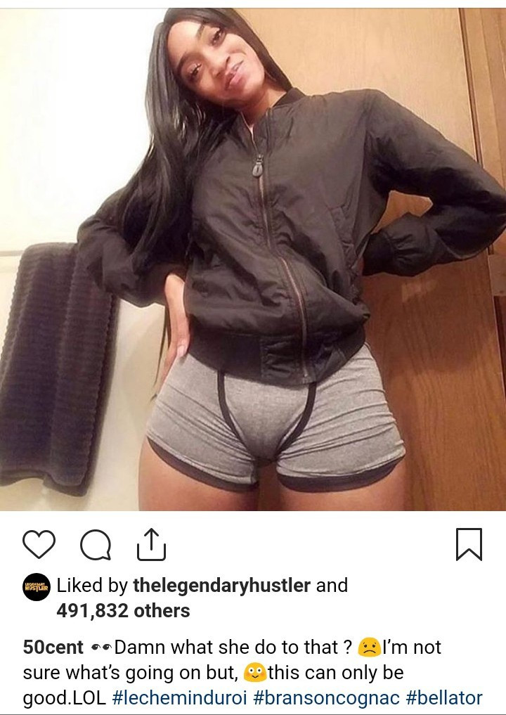 Beautiful Lady Sets Internet Ablaze After Showing Off Her Huge Camel Toe,  Rapper 50 Cent, Others Reacts (Photos) – Igbere TV