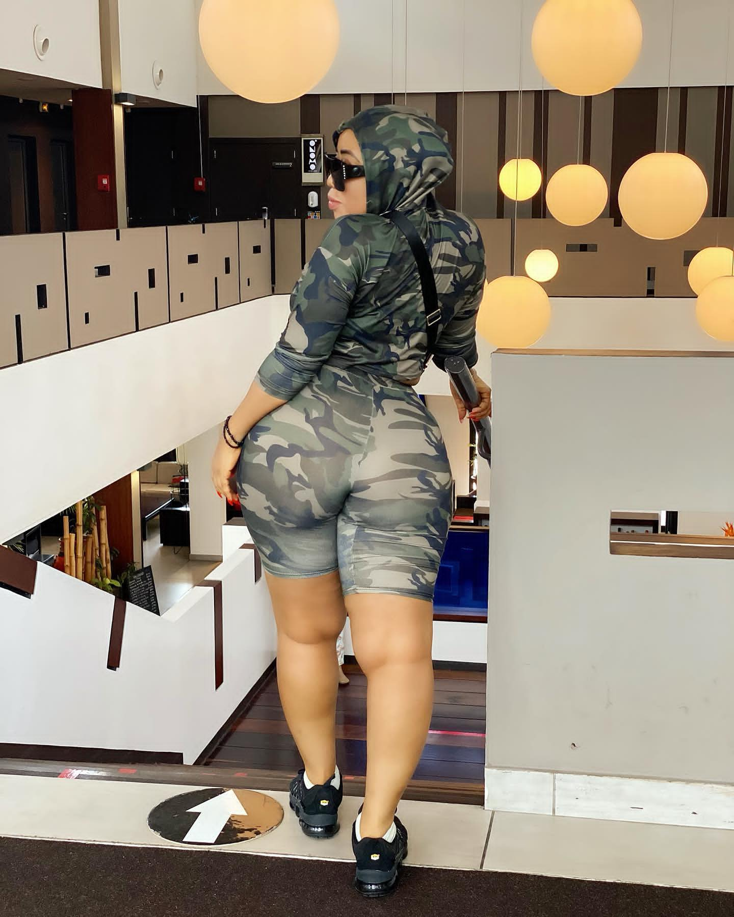 Actress Moyo Lawal Puts Bum On Display In Military Camouflage Photos Igbere Tv