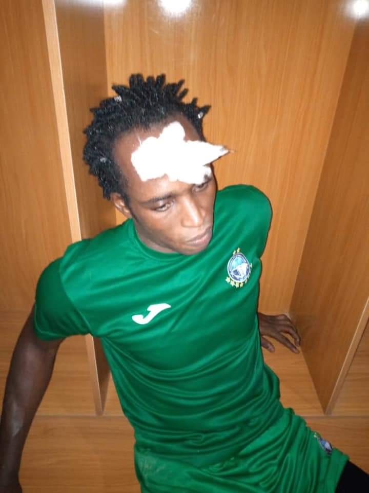 Enyimba Players Mercilessly Beaten By Plateau United Fans (Photos)