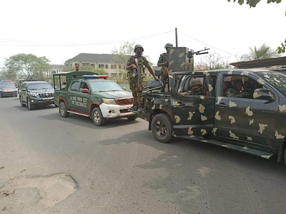 2023 Soldiers Security Agencies Hold ‘show Of Force In Abia Assure Residents Of Safety