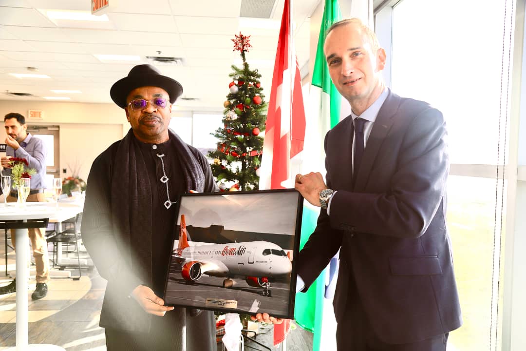 EX Gov Emmanuel, Ibom Air MGT Storm Canada As Ibom Air Gets 1st Of Its Ten New A220 Planes - Vimarsana News