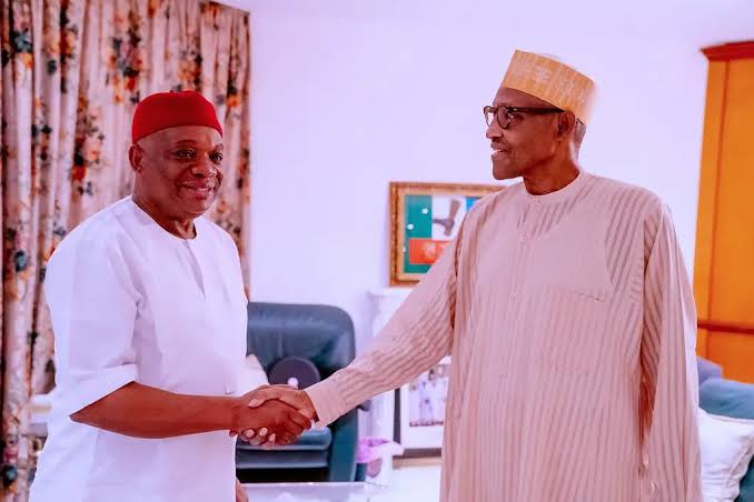 Senator Kalu Greets Former President Buhari At 81 - Vimarsana News
