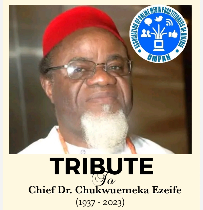 OMPAN, COSEMPL Mourn Death Of Chief Chukwuemeka Ezeife (Photo) - Vimarsana News