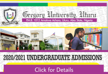 Gregory University Uturu, Abia State